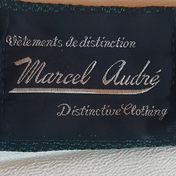 Rare Vintage Green Ascot by Marcel Audre Distinctive Clothing - Picture 4 of 12